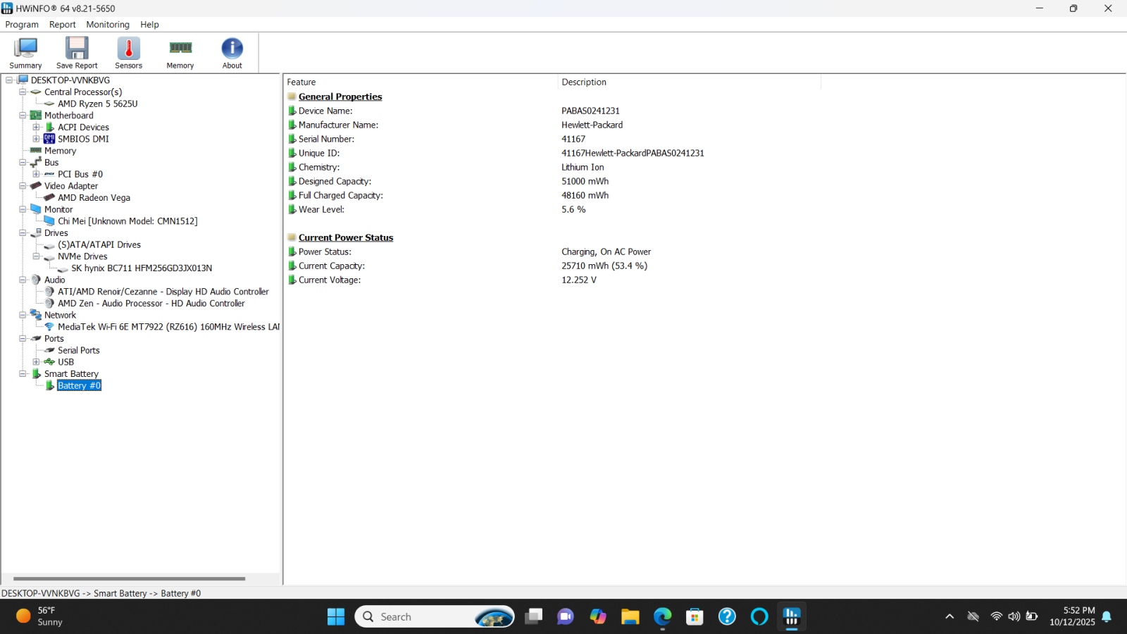 HP Envy x360 2-in-1 15.6" Touch, Ryzen 5 5625U, 8GB, 256GB - Photo 19